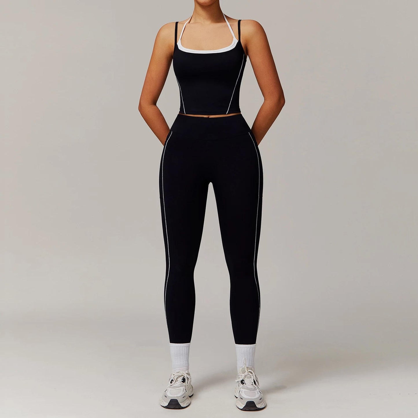 Black and White Legging Set