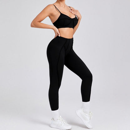 Sculpted Noir Legging Set