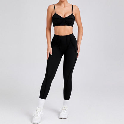 Sculpted Noir Legging Set