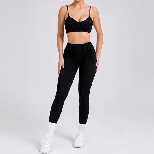Sculpted Noir Legging Set