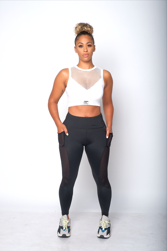Mesh Around Sports Bra